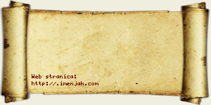 Isidor Crnišavac vizit kartica